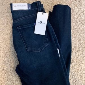 NWT Seven For All Mankind High Waist Ankle Skinny